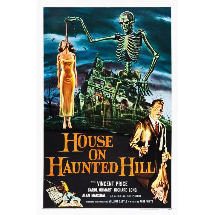 House On Haunted Hill Alternate Poster Art For Vincent Price Classic 1959 Movie Poster Masterprint Image 2