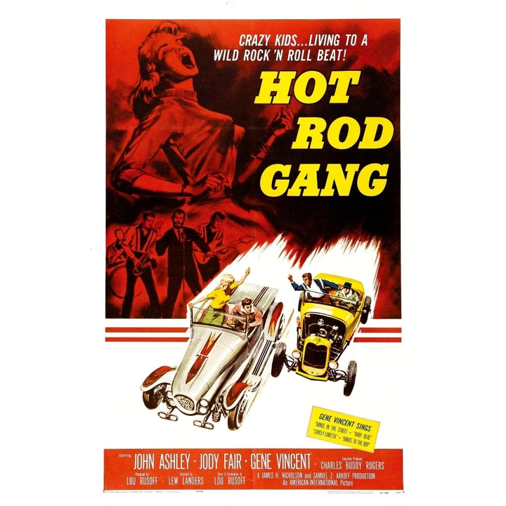 Hot Rod Gang Poster Art 1958 Movie Poster Masterprint Image 1