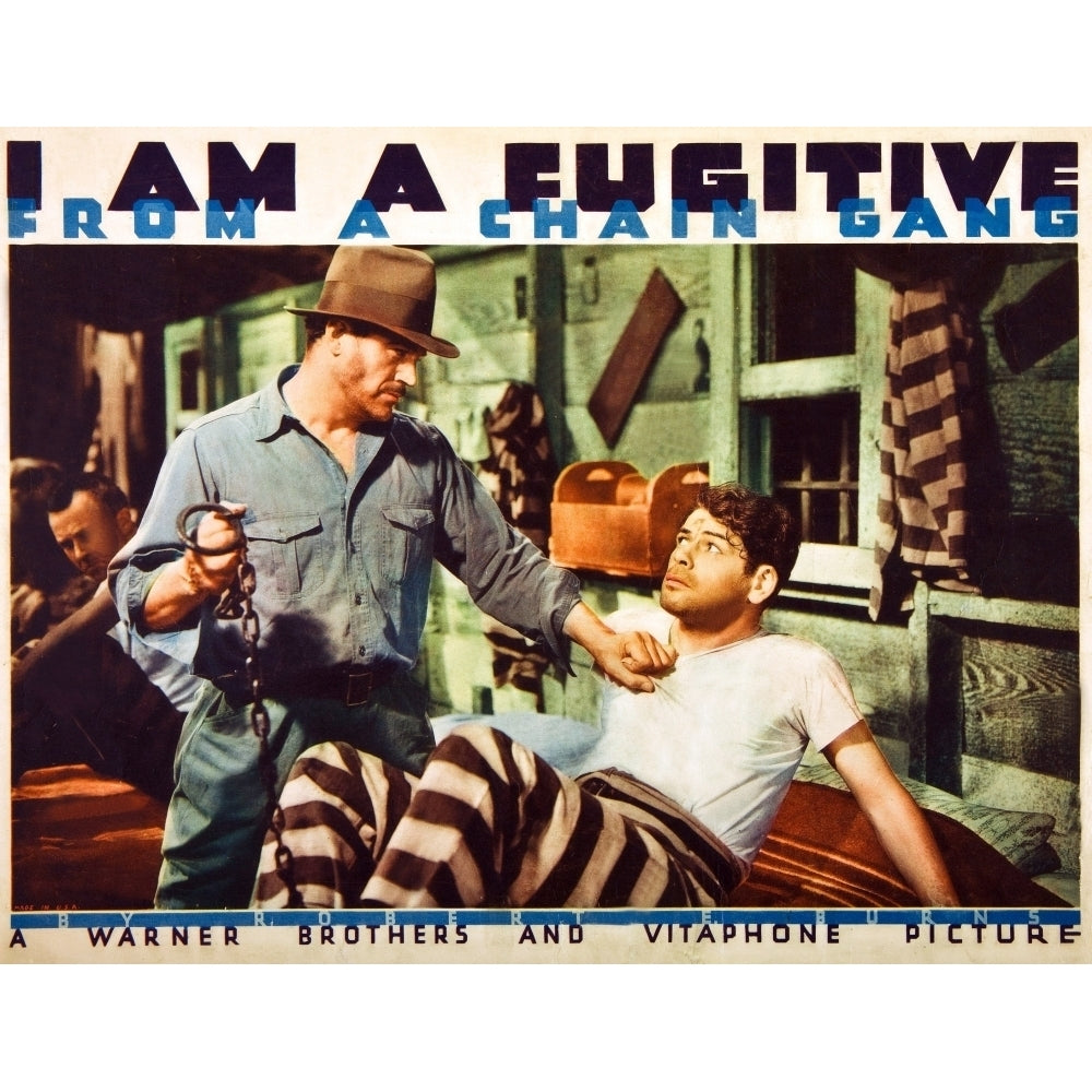 I Am A Fugitive From A Chain Gang Edward Mcnamara Paul Muni 1932 Movie Poster Masterprint Image 2