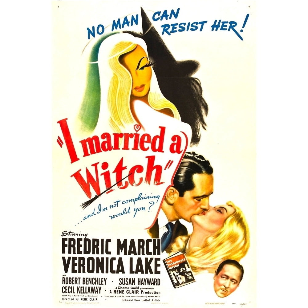 I Married A Witch Bottom From Left: Fredric March Veronica Lake Robert Benchley 1942. Movie Poster Masterprint Image 1