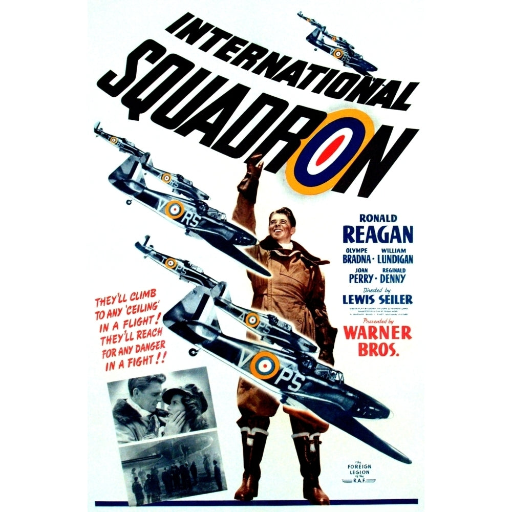 International Squadron Ronald Reagan 1941. Movie Poster Masterprint Image 2