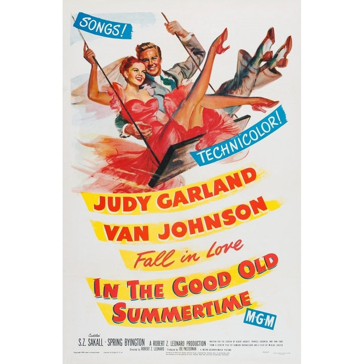 In The Good Old Summertime Us Poster Van Johnson Judy Garland 1949 Movie Poster Masterprint Image 1