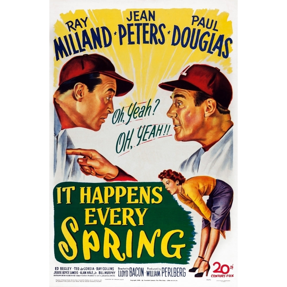 It Happens Every Spring U Movie Poster Masterprint Image 2