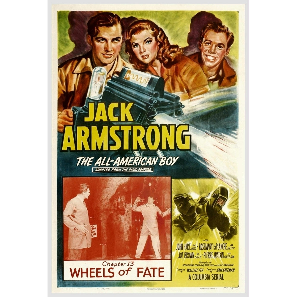 Jack Armstrong All American Boy Movie Poster Masterprint Image 1