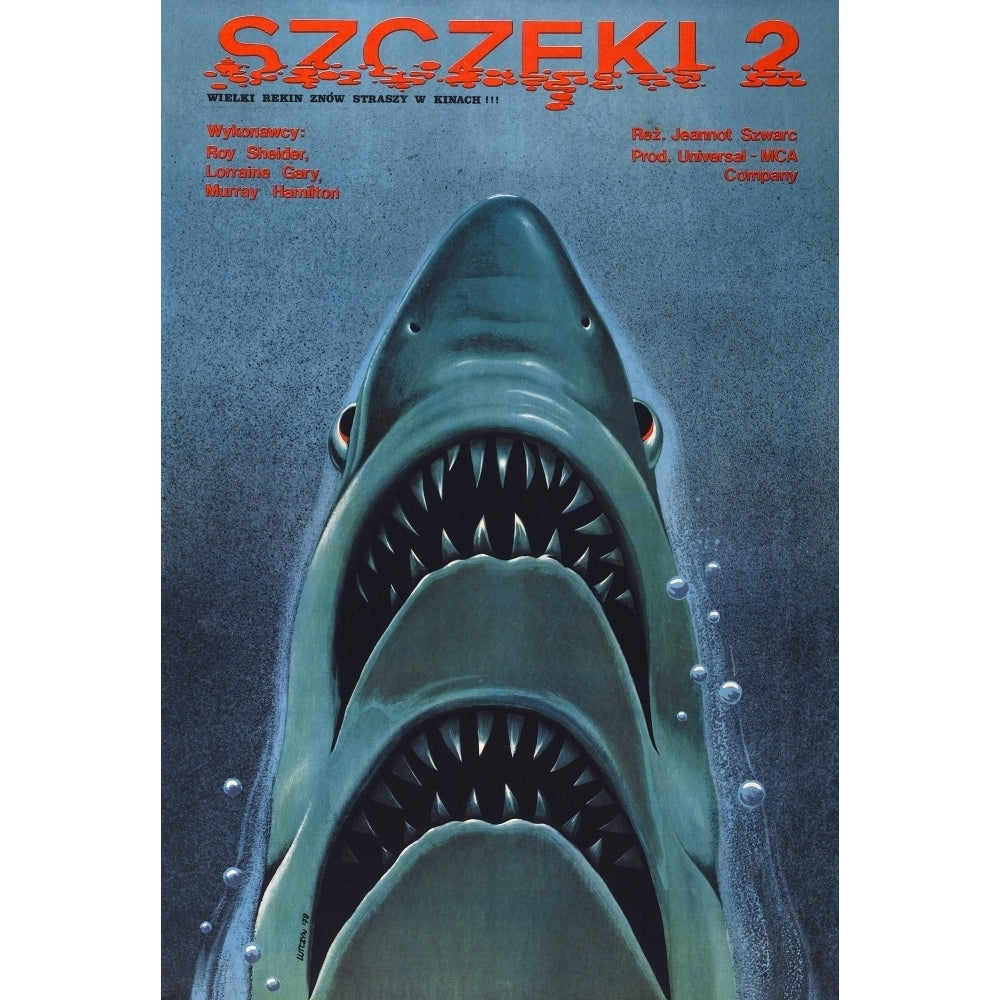 Jaws 2 Polish Poster Art 1978. Movie Poster Masterprint Image 2