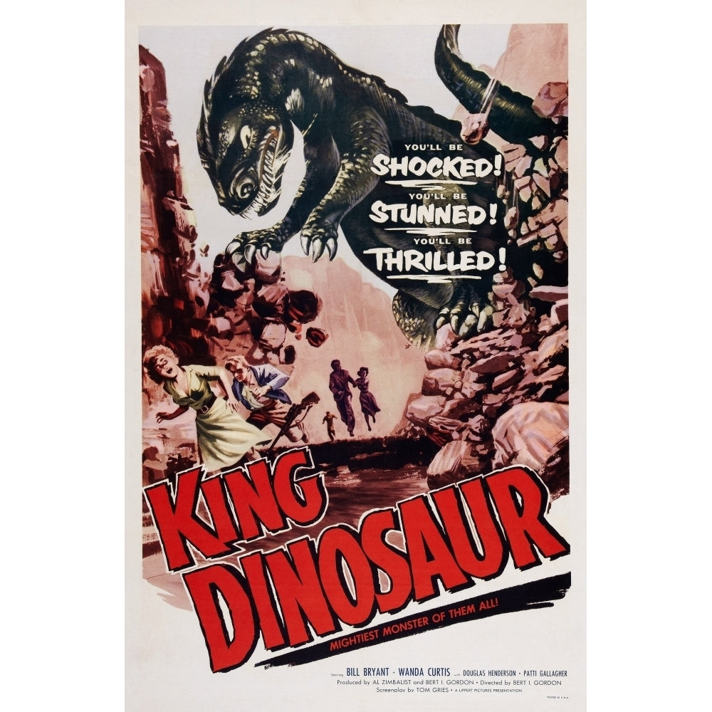 King Dinosaur Us Poster Art 1955. Movie Poster Masterprint Image 2