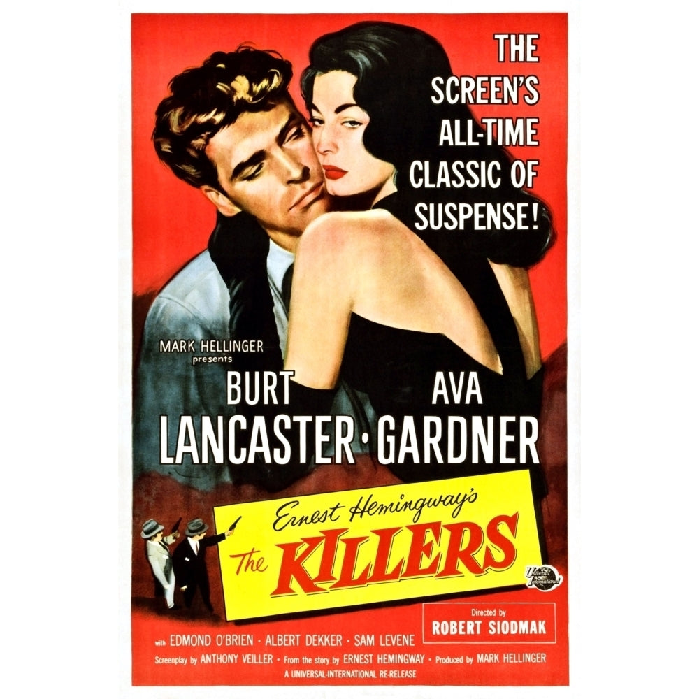 The Killers From Left: Burt Lancaster Ava Gardner 1946 Movie Poster Masterprint Image 1