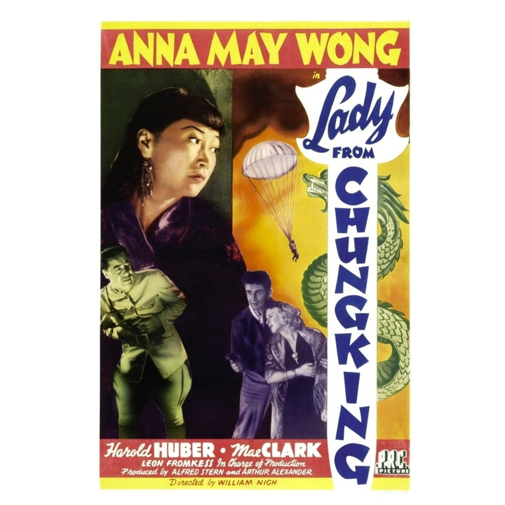 Lady From Chungking Top: Anna May Wong 1942 Movie Poster Masterprint Image 1