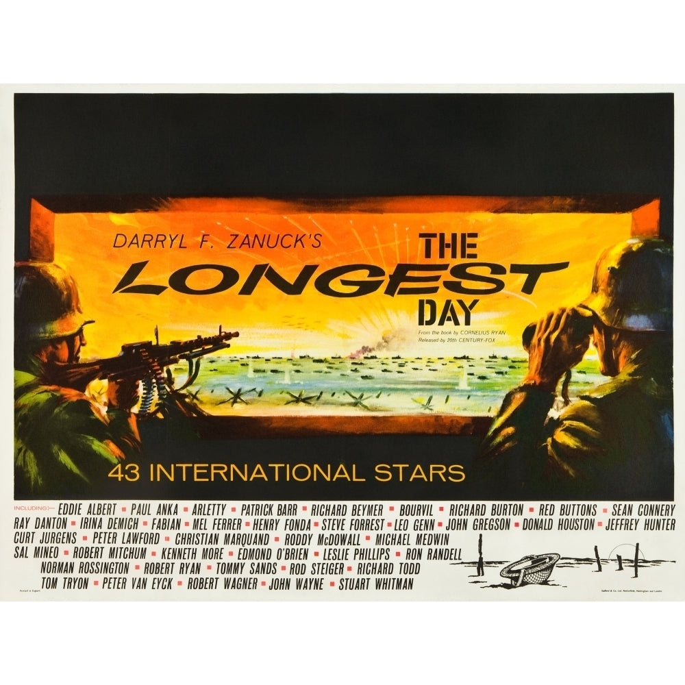 The Longest Day 1962. T Movie Poster Masterprint Image 2