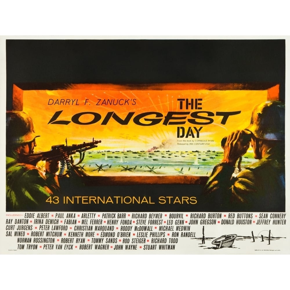 The Longest Day 1962. T Movie Poster Masterprint Image 1