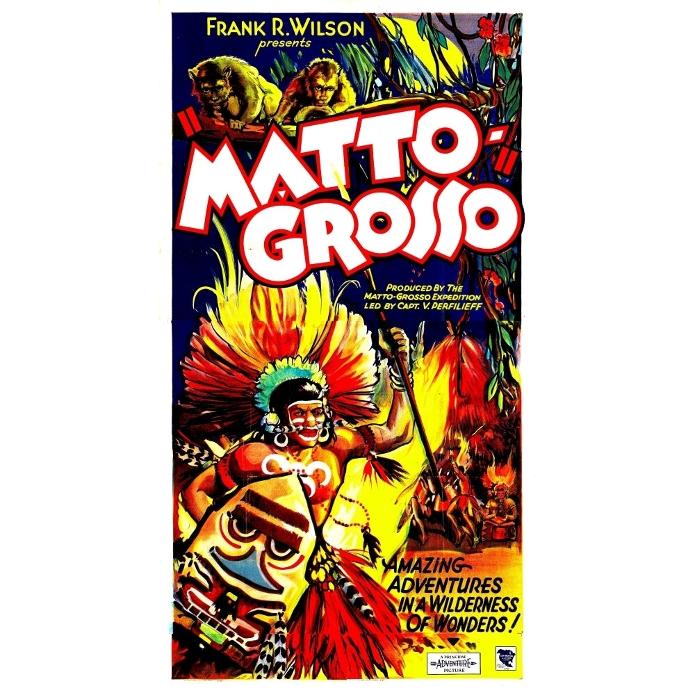 Matto Grosso Poster Art 1933. Movie Poster Masterprint Image 1