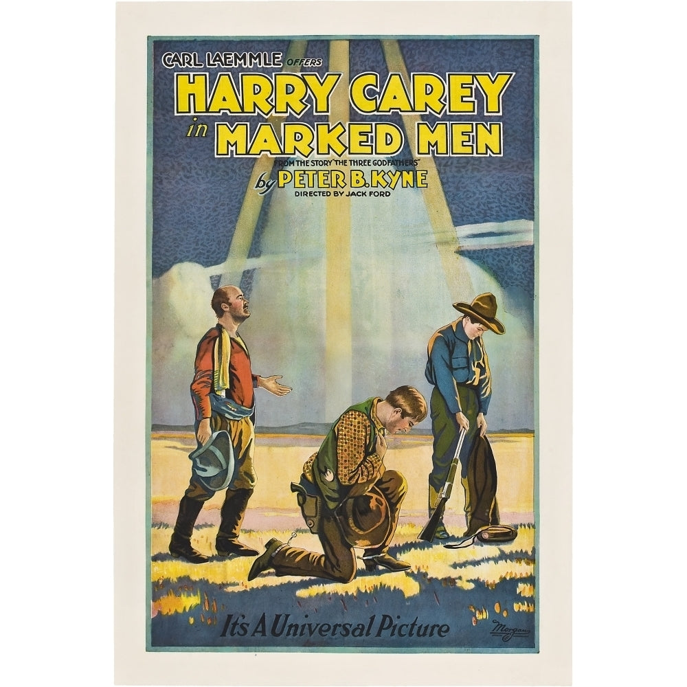 Marked Men Center: Harry Carey 1919. Movie Poster Masterprint Image 2