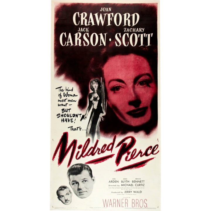 Mildred Pierce U.S. Poser Art Zachary Scott Jack Carson Joan Crawford 1945 Movie Poster Masterprint Image 1