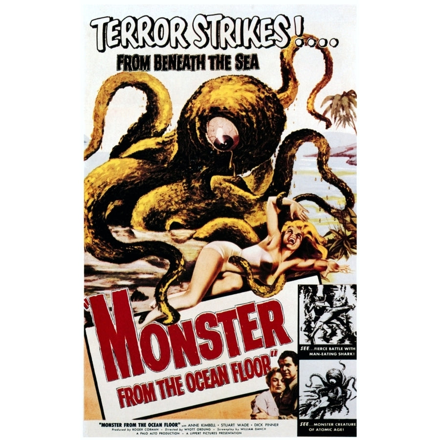 Monster From The Ocean Floor Movie Poster Masterprint Image 1