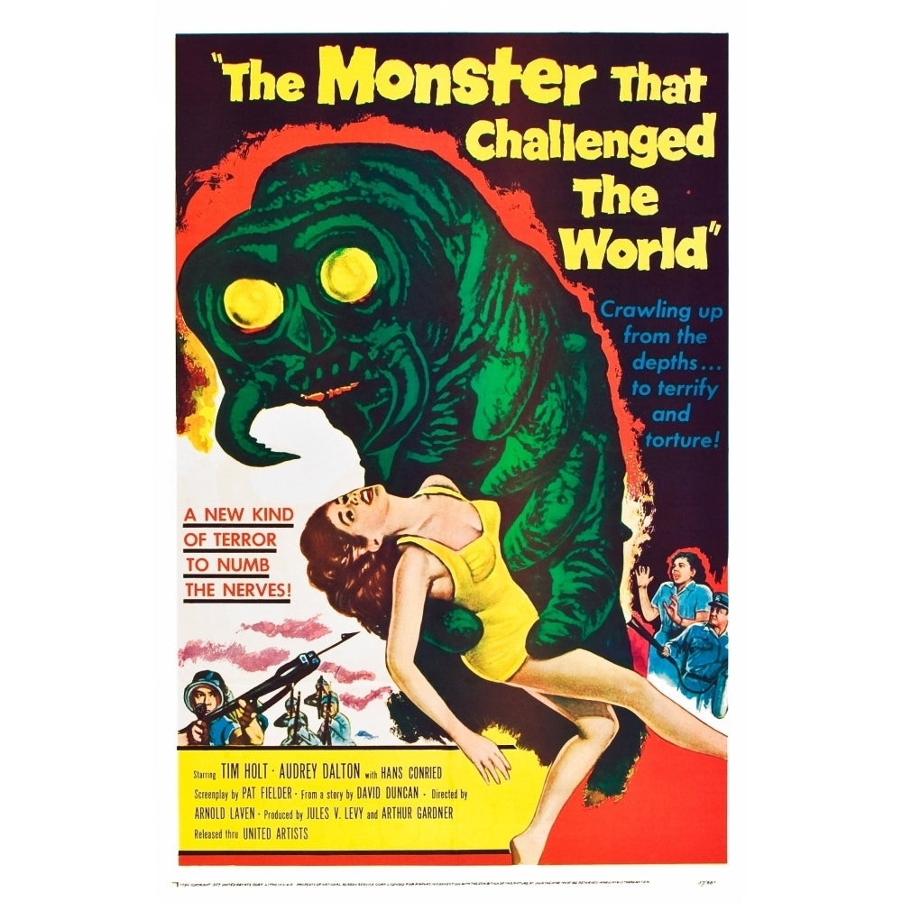 The Monster That Challenged The World 1957. Movie Poster Masterprint Image 2