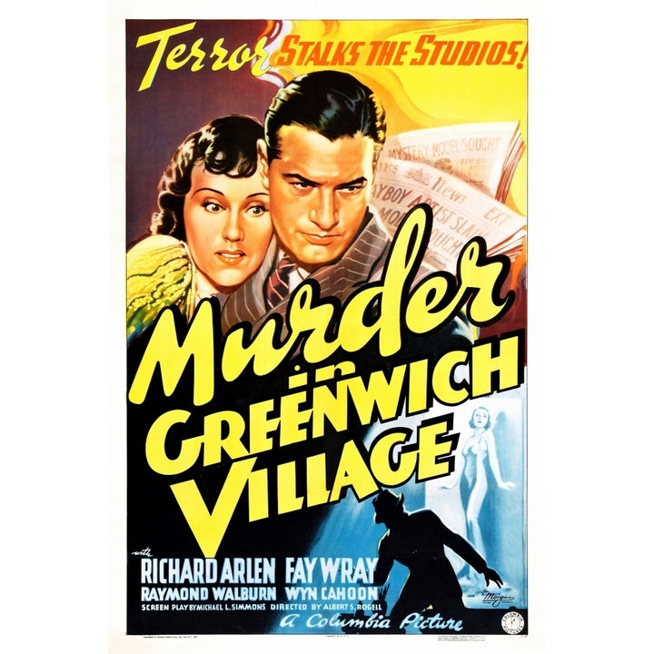 Murder In Greenwich Village U Movie Poster Masterprint Image 1