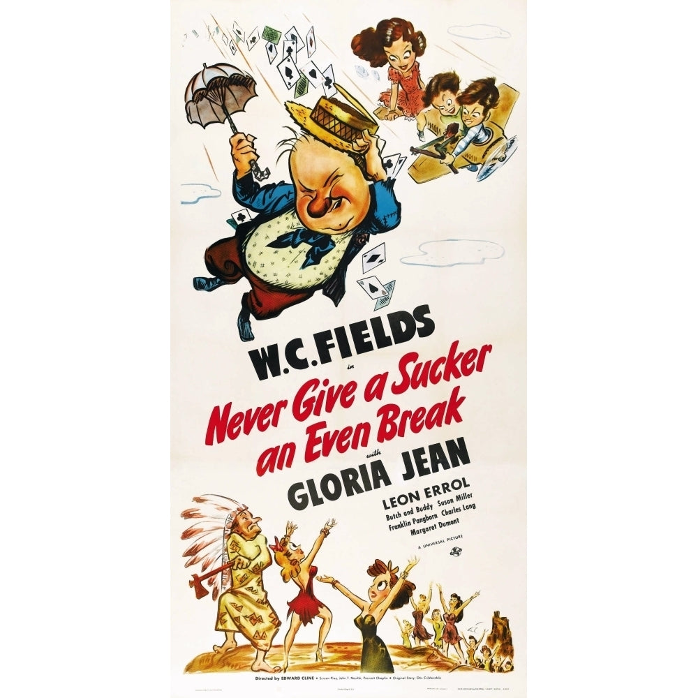 Never Give A Sucker An Even Break Movie Poster Masterprint Image 1