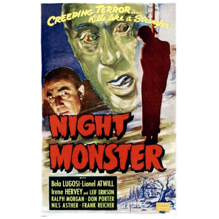 Night Monster Left: Bela Lugosi On 1949 Poster Art 1942 Movie Poster Masterprint Image 2