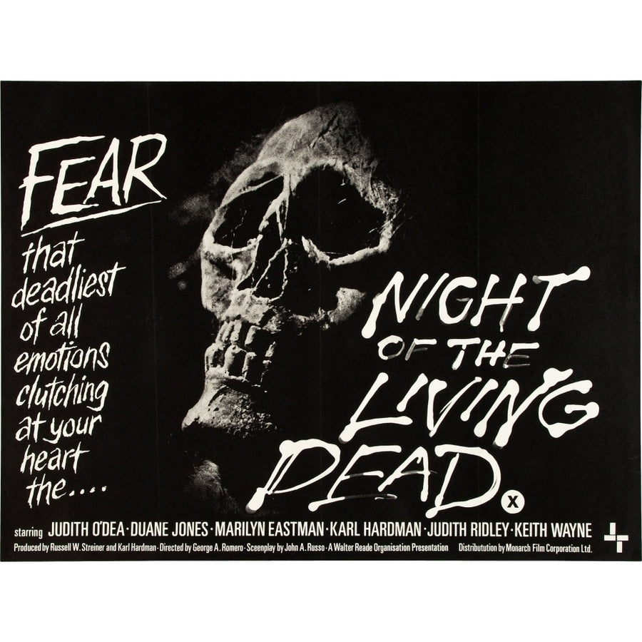 Night Of The Living Dead British Poster Art 1968 Movie Poster Masterprint Image 1