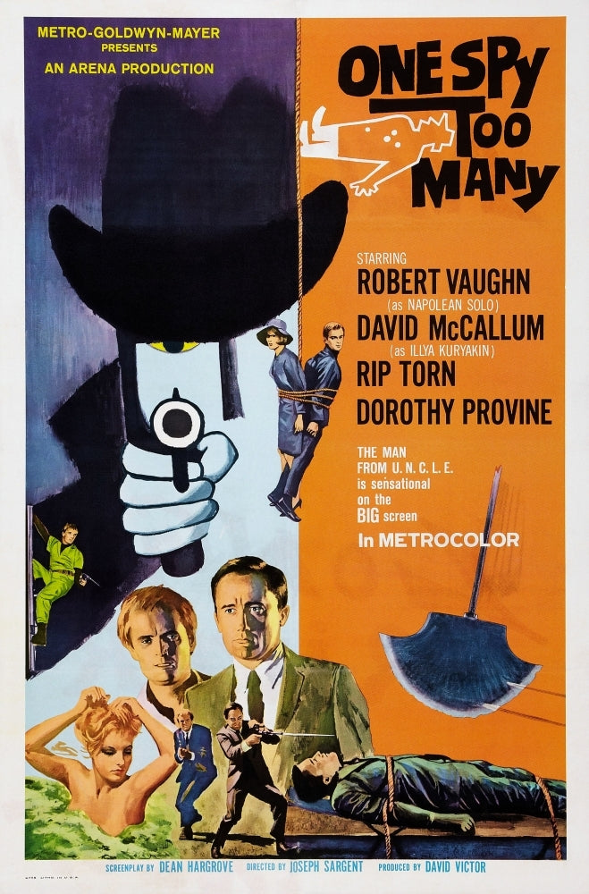 One Spy Too Many Bottom From Left: Dorothy Provine David Mccallum Robert Vaughn 1966. Movie Poster Masterprint Image 1