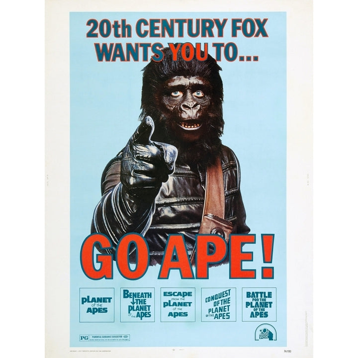 Planet Of The Apes U Movie Poster Masterprint Image 1