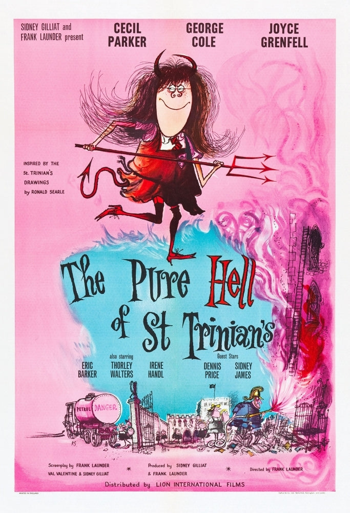 The Pure Hell Of St. TrinianS British Poster Art 1960. Movie Poster Masterprint Image 1