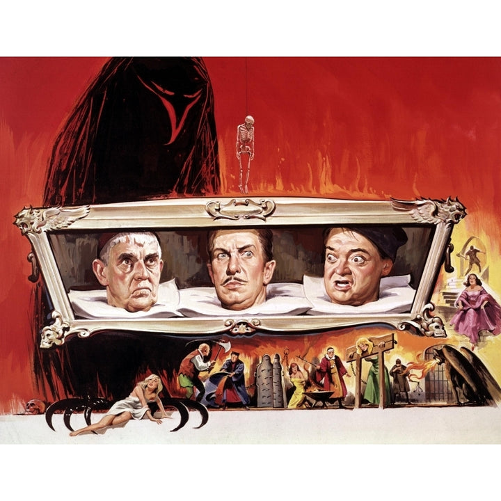 The Raven Boris Karloff Vincent Price Peter Lorre 1963 Movie Poster Masterprint Image 1