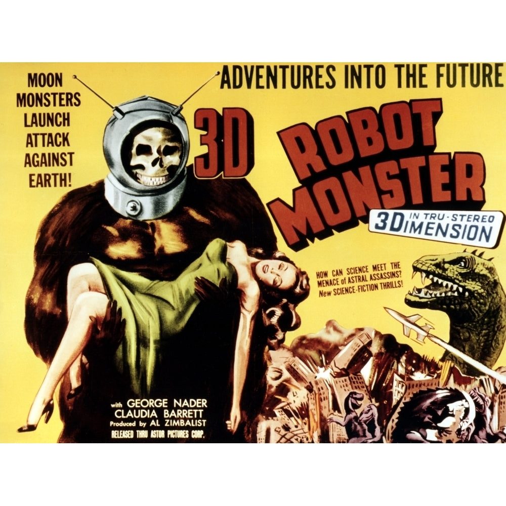 Robot Monster 1953 Movie Poster Masterprint Image 1