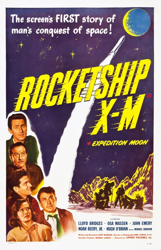 Rocketship X-M Top: Lloyd Bridges Bottom Left: Osa Massen 1950. Movie Poster Masterprint Image 1