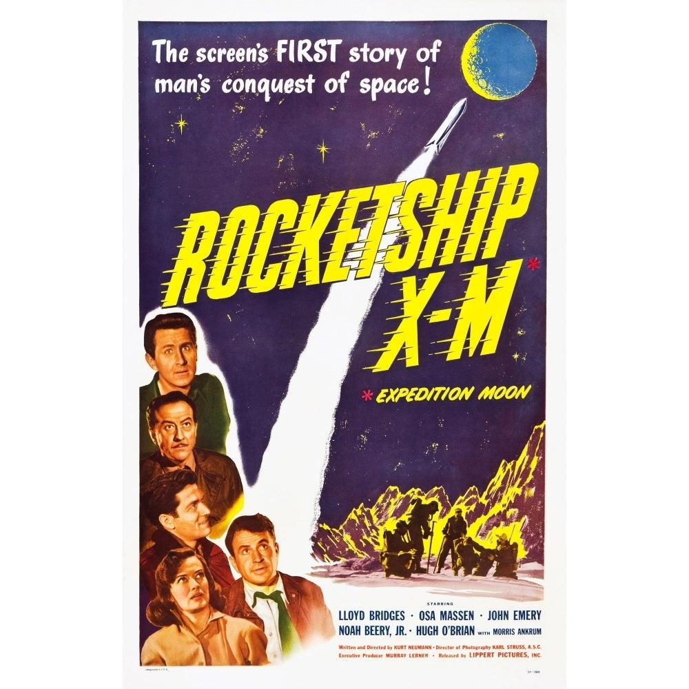 Rocketship X-M Top: Lloyd Bridges Bottom Left: Osa Massen 1950. Movie Poster Masterprint Image 2