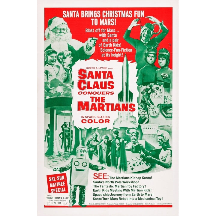 Santa Claus Conquers The Martians U Movie Poster Masterprint Image 1