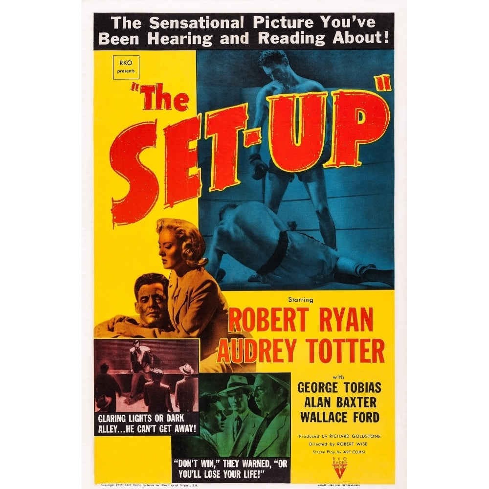 The Set-Up From Left: Robert Ryan Audrey Totter 1949 Movie Poster Masterprint Image 2