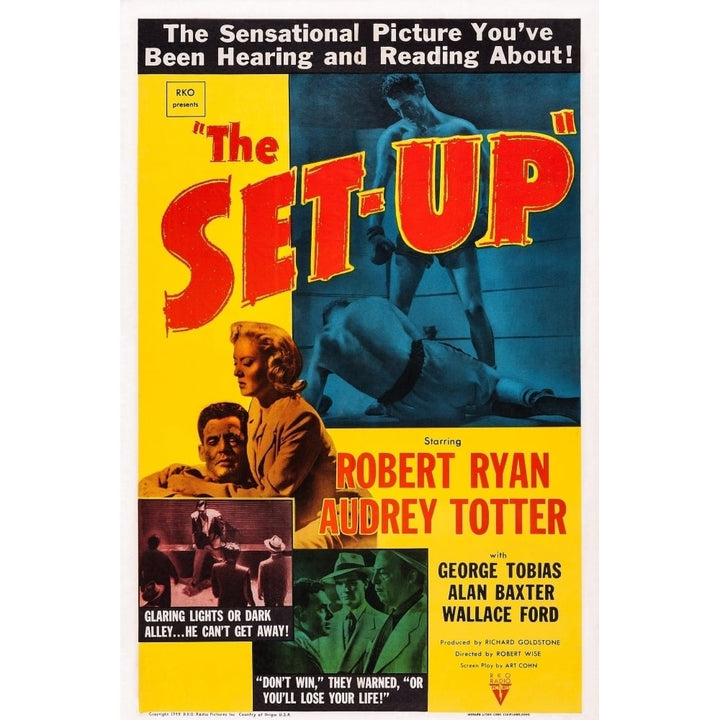 The Set-Up From Left: Robert Ryan Audrey Totter 1949 Movie Poster Masterprint Image 1