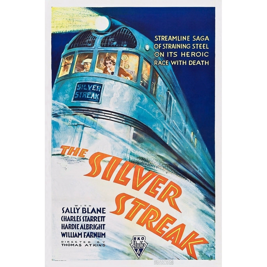 The Silver Streak 1934. Movie Poster Masterprint Image 1