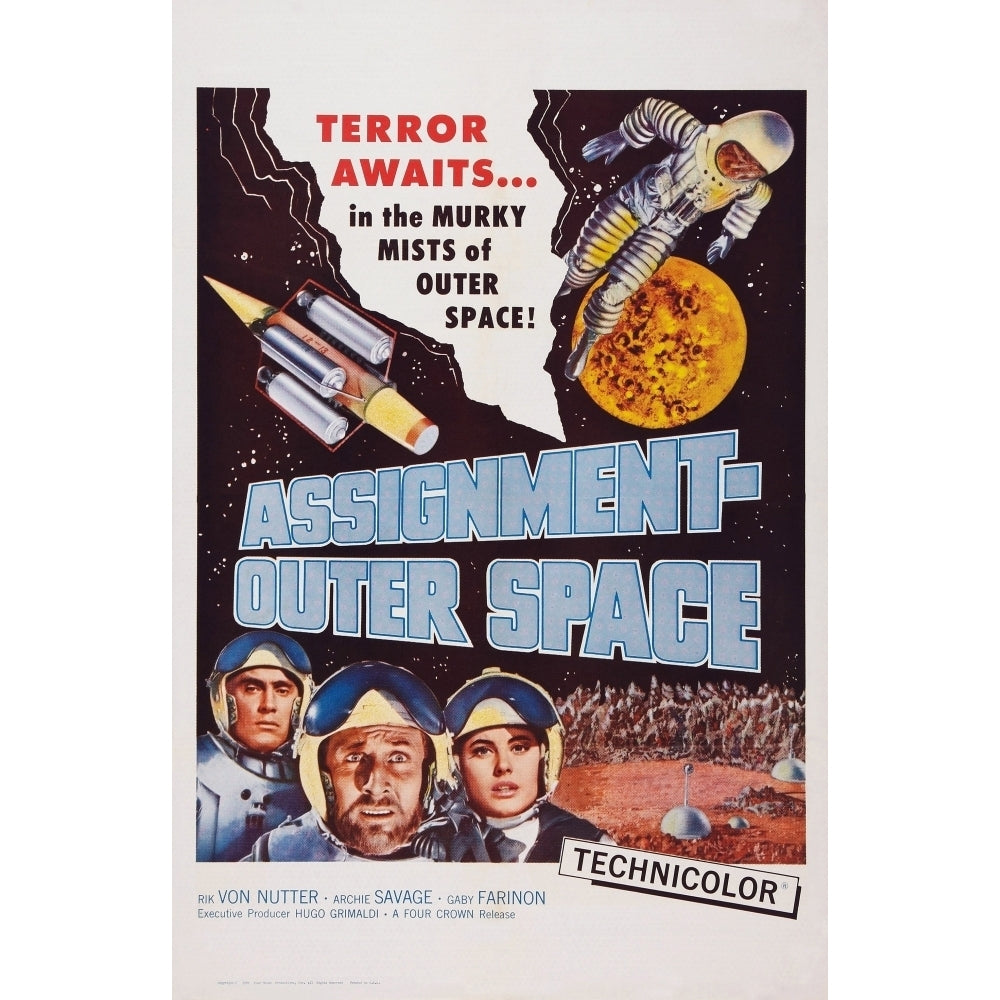 Space Men Us Poster Art 1960 Movie Poster Masterprint Image 1