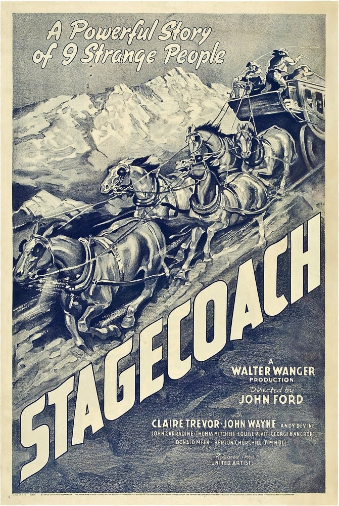 Stagecoach 1939. Movie Poster Masterprint Image 2