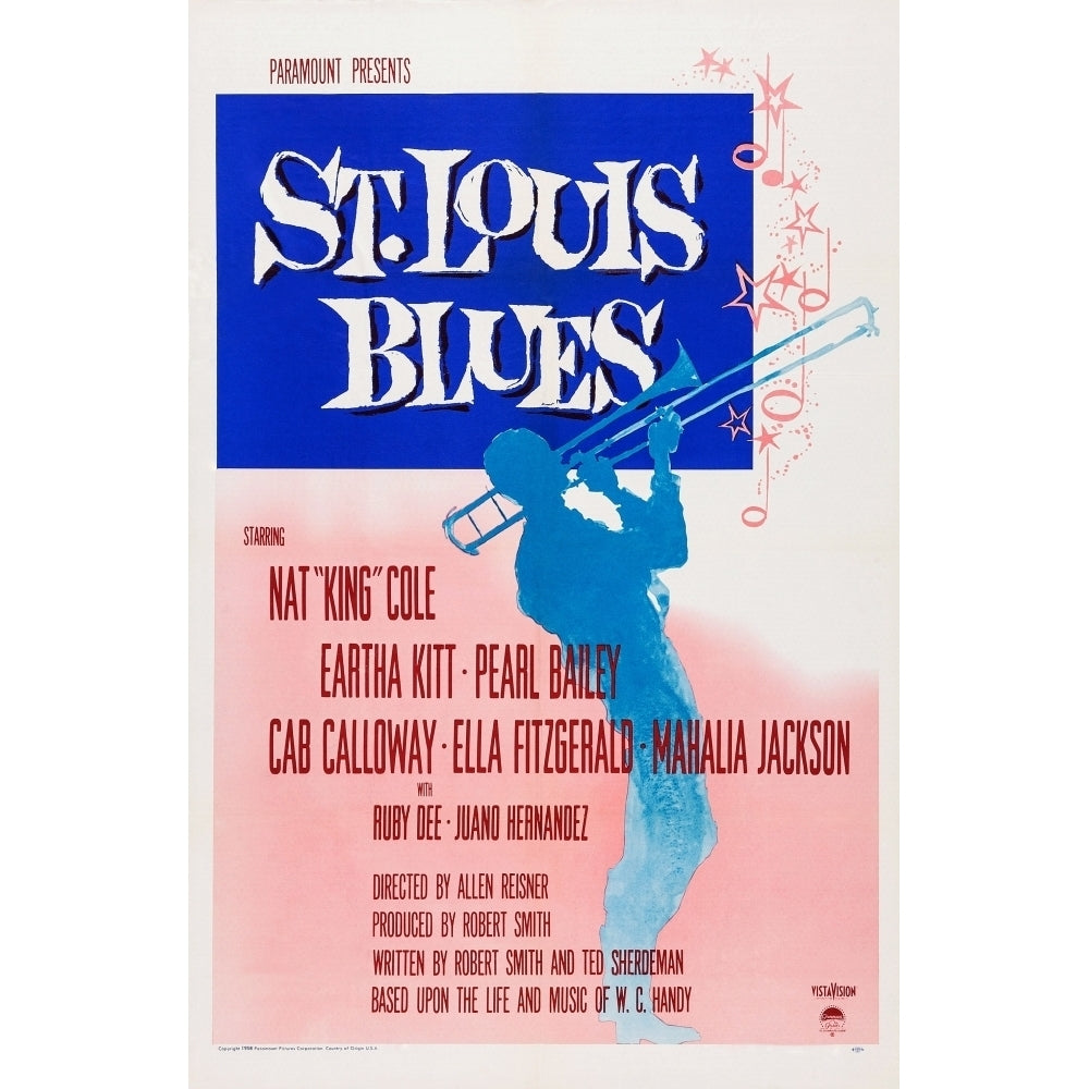 St. Louis Blues Us Poster Art 1958. Movie Poster Masterprint Image 2