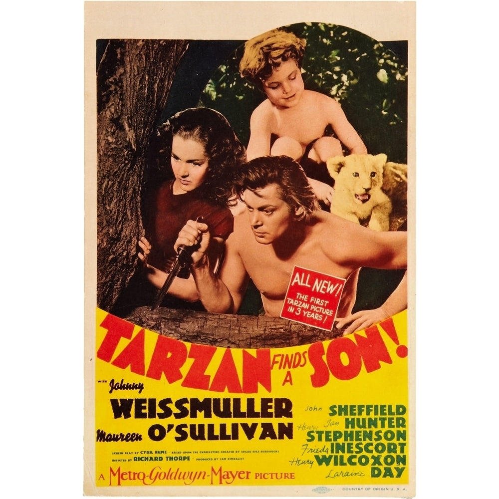 Tarzan Finds A Son! Movie Poster Masterprint Image 2