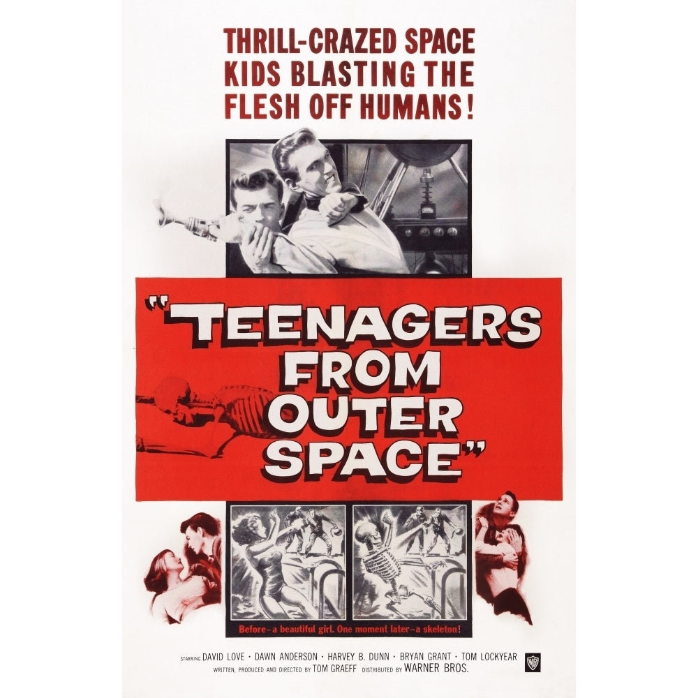 Teenagers From Outer Space Us Poster Art 1959. Movie Poster Masterprint Image 1