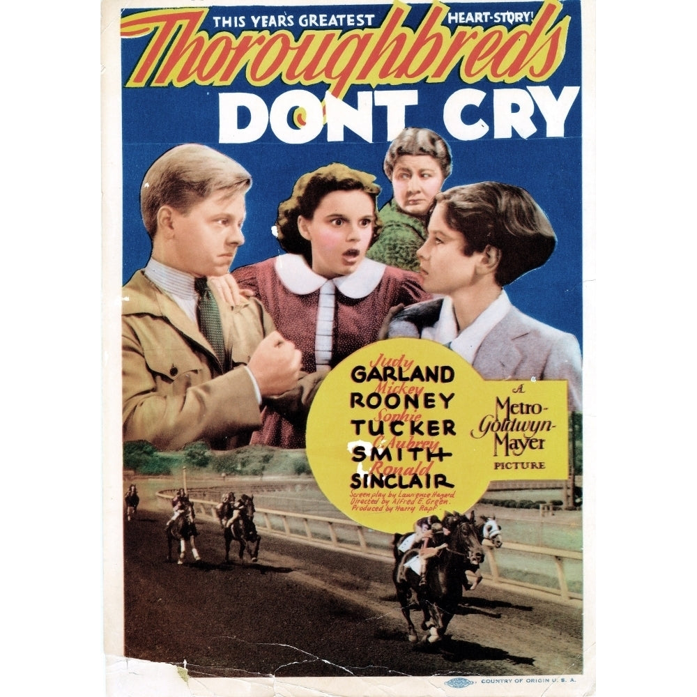 Thoroughbreds DonT Cry U Movie Poster Masterprint Image 2