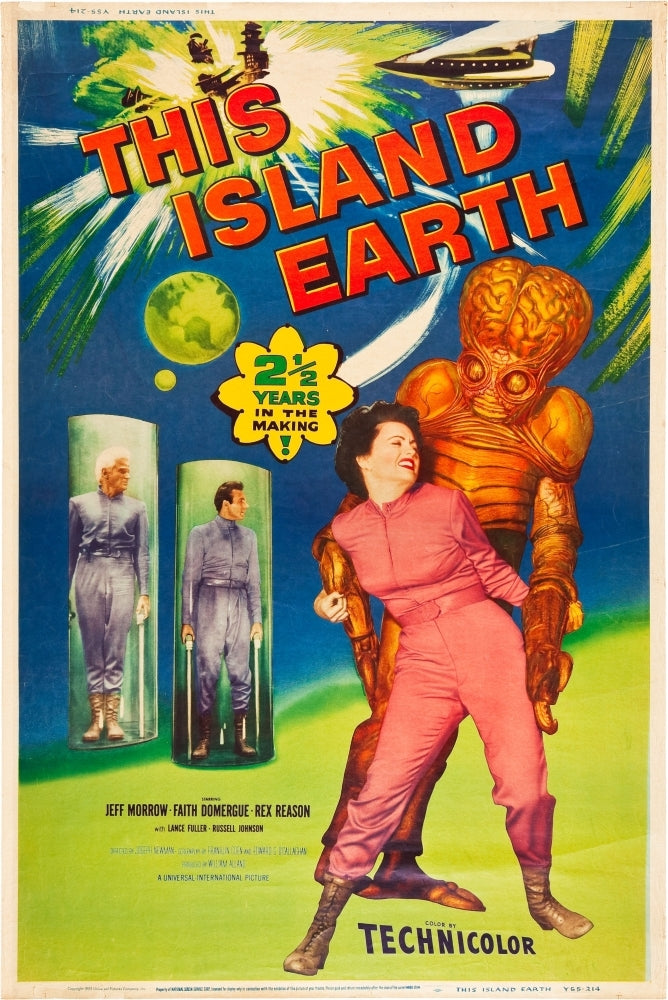 This Island Earth Jeff Morrow Rex Reason Faith Domergue 1955 Poster Art Movie Poster Masterprint Image 1