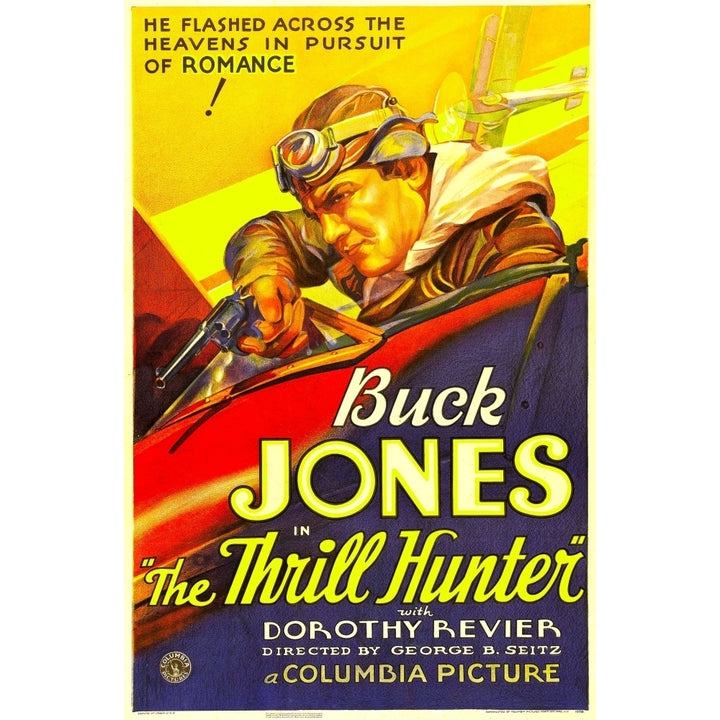 The Thrill Hunter Buck Jones 1933. Movie Poster Masterprint Image 2