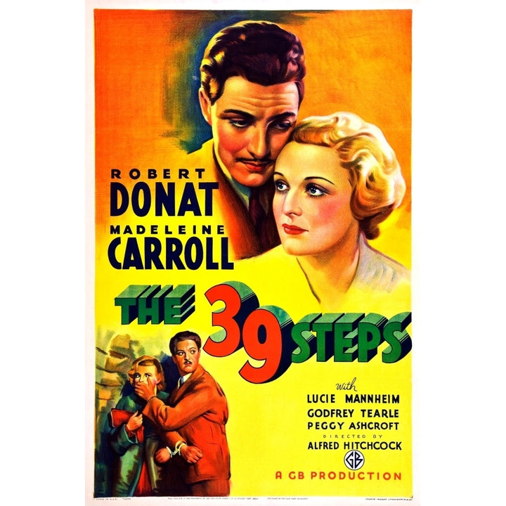 The 39 Steps U Movie Poster Masterprint Image 2