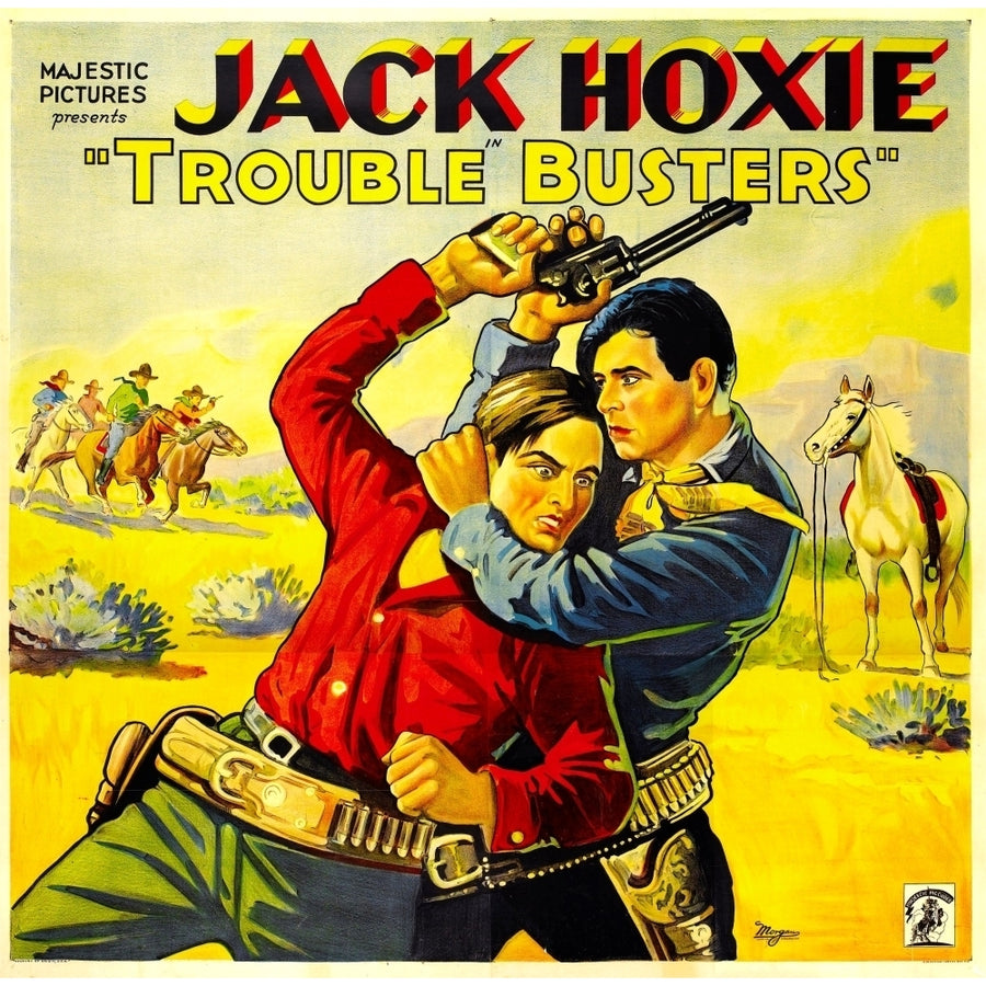 Trouble Busters Left: Jack Hoxie 1933. Movie Poster Masterprint Image 1