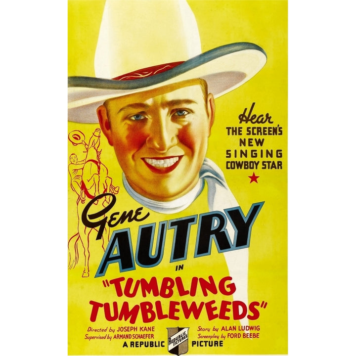 Tumbling Tumbleweeds Gene Autry 1935. Movie Poster Masterprint Image 1