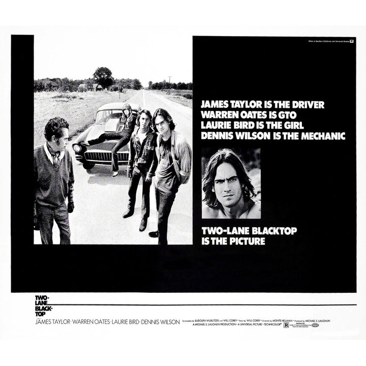 Two-Lane Blacktop Movie Poster Masterprint Image 1