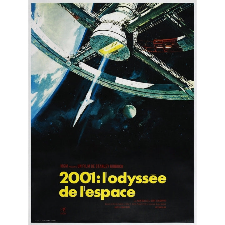 2001: A Space Odyssey French Poster 1968 Movie Poster Masterprint Image 1