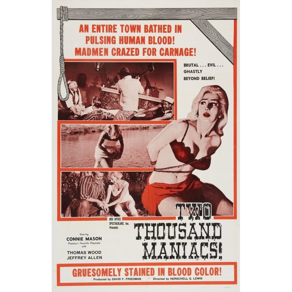 Two Thousand Maniacs! Connie Mason 1964 Movie Poster Masterprint Image 1