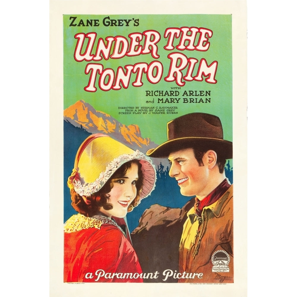 Under The Tonto Rim From Left: Mary Brian Richard Arlen 1928 Movie Poster Masterprint Image 1