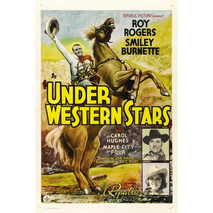 Under Western Stars Movie Poster Masterprint Image 2